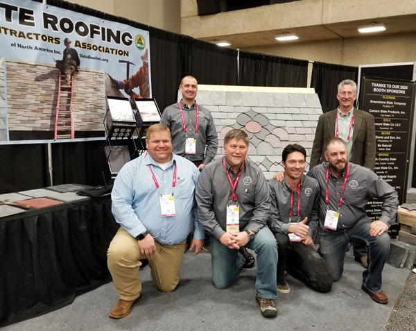Slate Roofing Contractors at the International Roofing Expo 2020 in Dallas Slate Roofing Contractors at the International Roofing Expo 2020 in Dallas